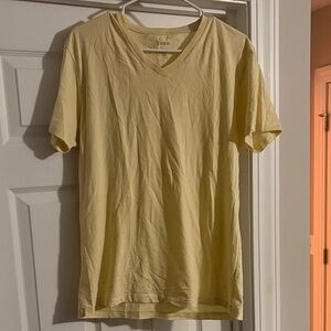 J. Crew Men's Short Sleeve Yellow Tee